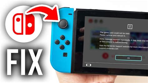 nintendo switch not reading game card